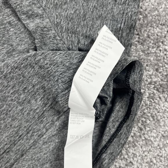 Fabletics Crop Top Womens Small T Shirt Performance Lightweight Heather Gray NWT - Picture 5 of 10